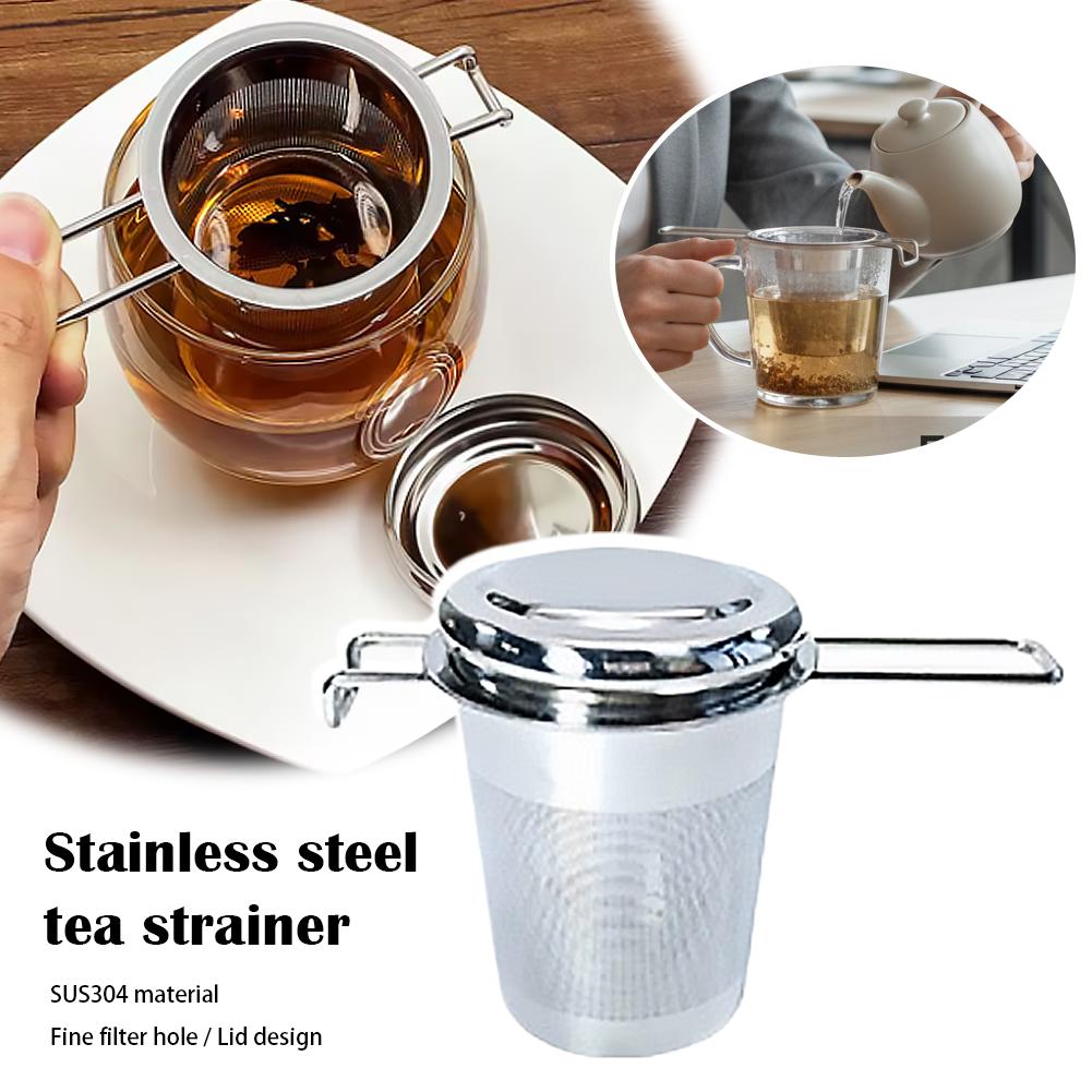 Stainless Steel Tea Strainer W - Herbal Wellness Products 评论和价格
