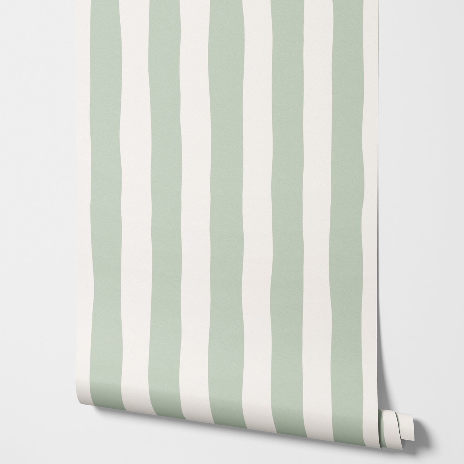 Removable Wallpaper Sage Green - Herbal Wallpaper 评论和价格