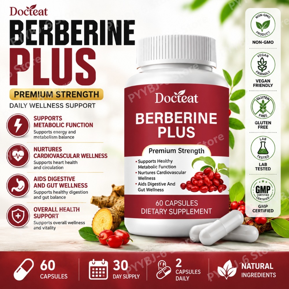 Berberine Plus Supplement 60Ca - Herbal Wellness Supplement 评论和价格