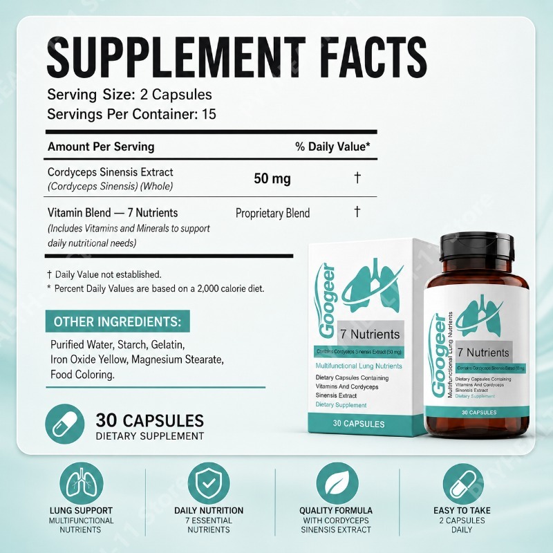 Cordyceps Sinensis Extract Cap - Herbal Wellness Supplement 评论和价格