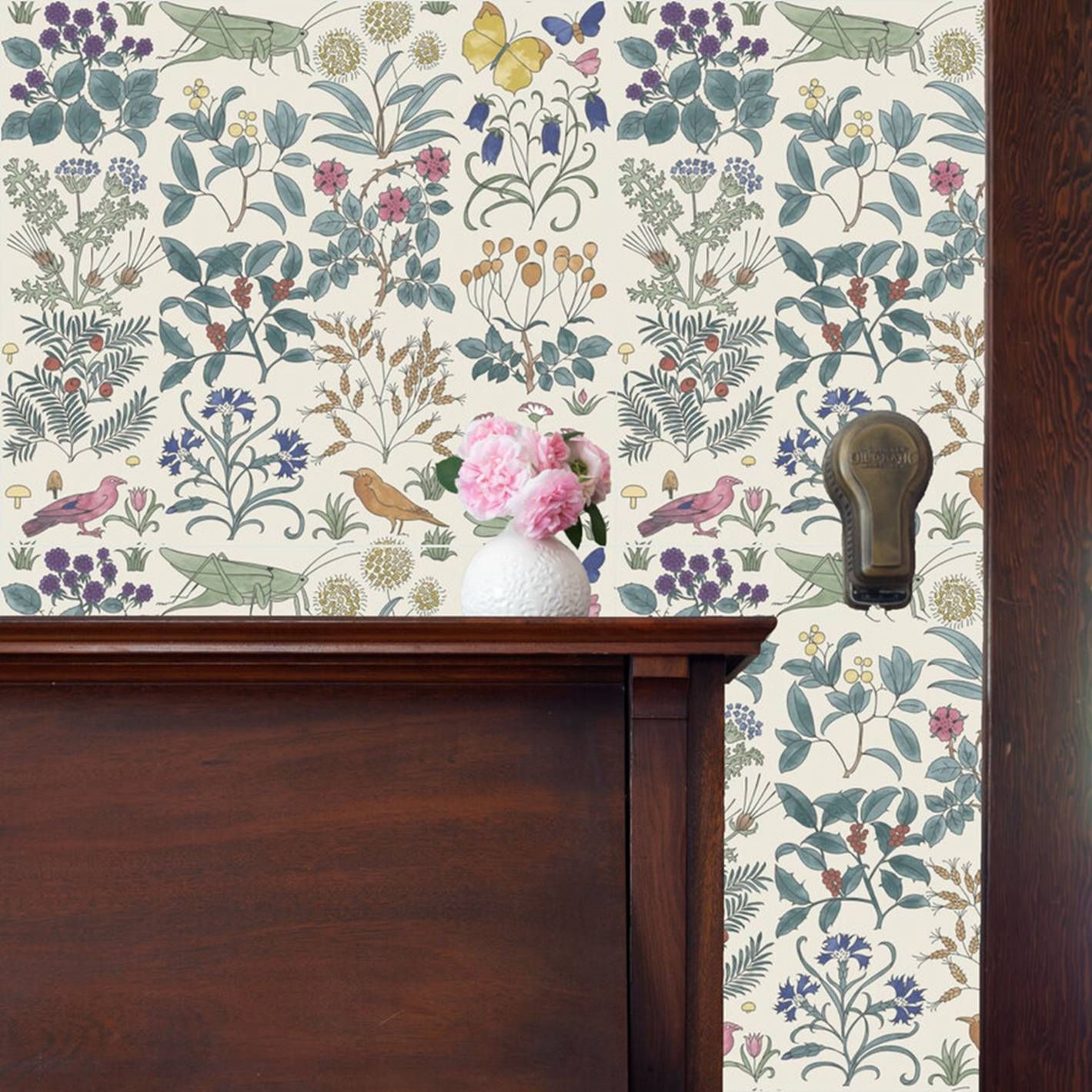 Apothecary's Garden Wallpaper  - Herbal Wallpaper 评论和价格