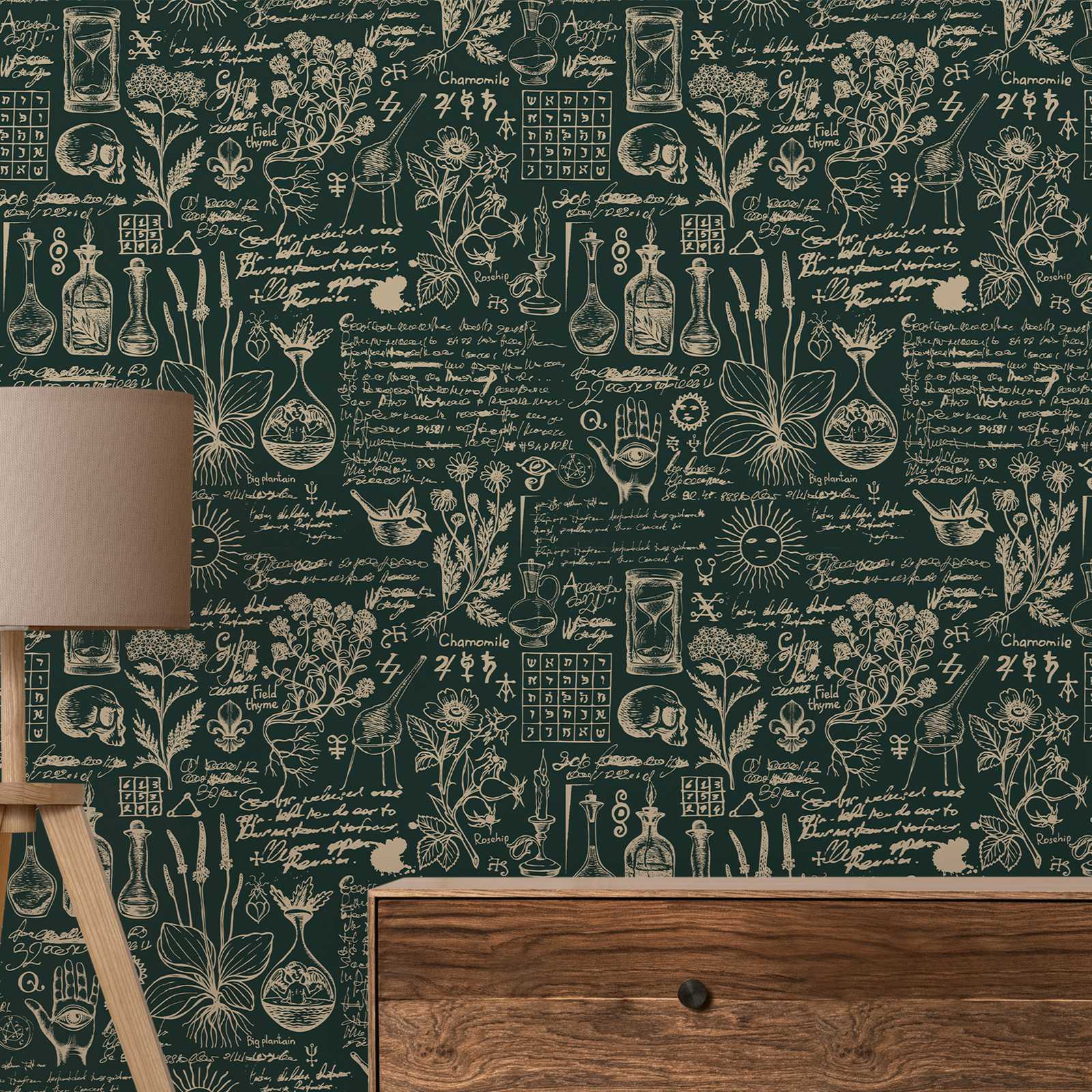 Green Medicine And Herbal Wall - Herbal Wallpaper 评论和价格