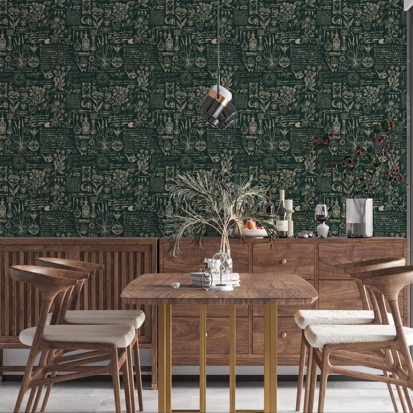 Green Medicine And Herbal Wall - Herbal Wallpaper 评论和价格