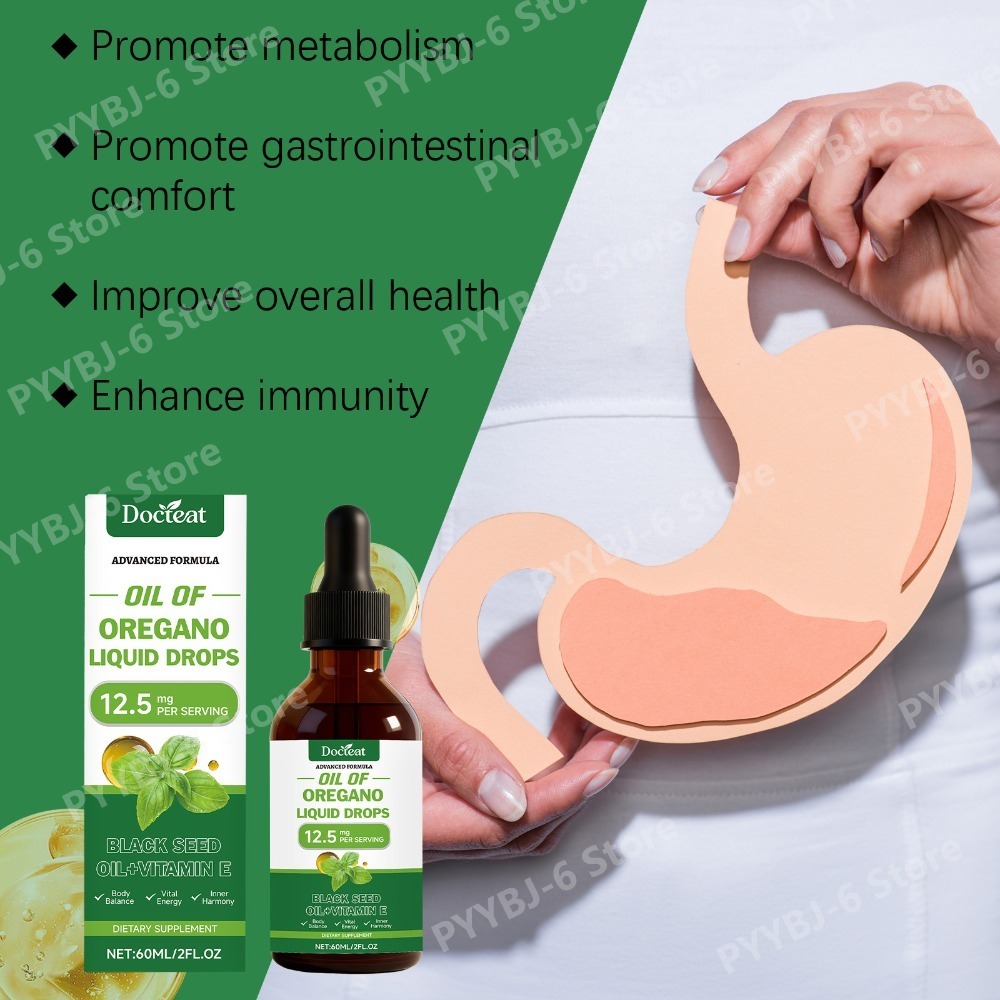Oregano Oil Liquid Drops 60ml  - Herbal Wellness Supplement 评论和价格