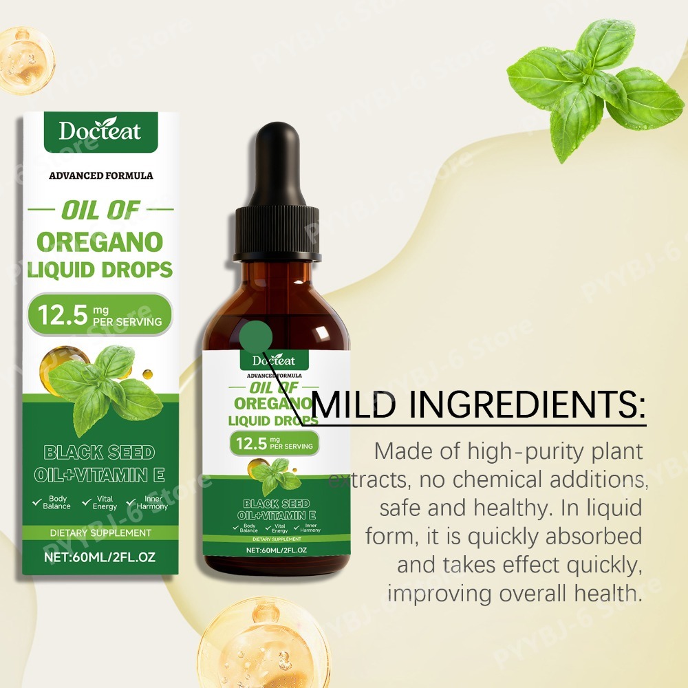Oregano Oil Liquid Drops 60ml  - Herbal Wellness Supplement 评论和价格