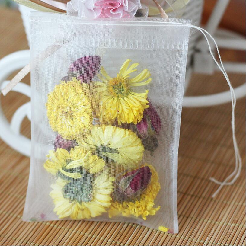 50pcs/lot Empty Tea Bag Nylon  - Herbal Wellness Supplement 评论和价格