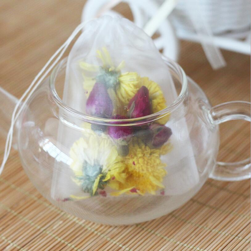50pcs/lot Empty Tea Bag Nylon  - Herbal Wellness Supplement 评论和价格